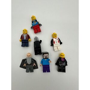 LEGO Minifigures Lot Mixed Characters Minecraft Steve‎ Wizard Octan Multicolor